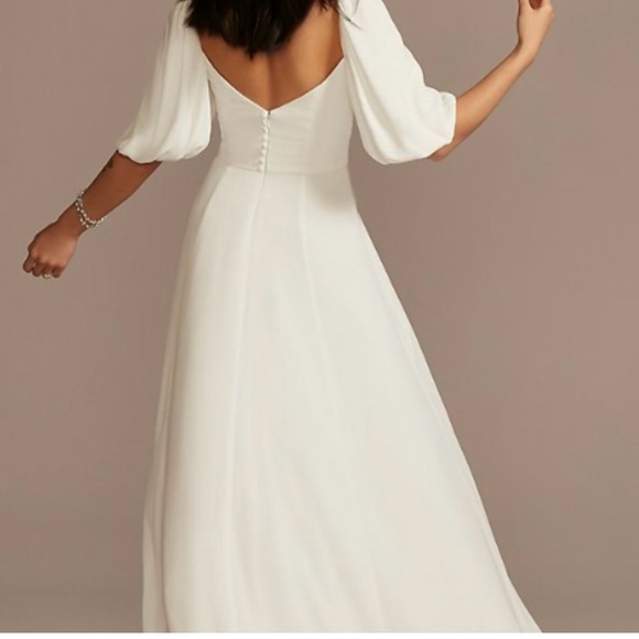 White Mini Dress - Picture 4 of 5